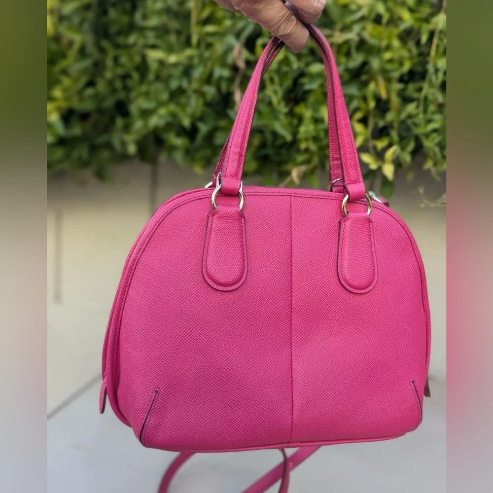 COACH PRINCE STREET MINI Pink Ruby SATCHEL crossbody SHOULDER BAG 34940 Leather - Picture 8 of 14